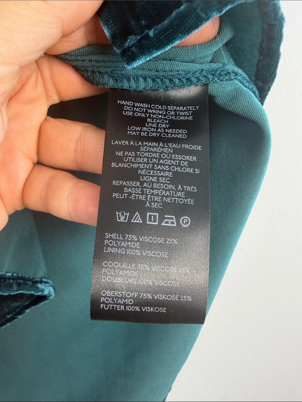NEW Anthropologie Pilcro Velvet Hadley Relaxed Button Down Shirt Green Small Top - Picture 16 of 16
